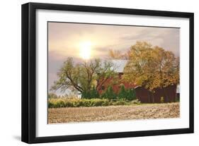 My Red Barn-Kelly Poynter-Framed Art Print