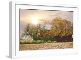 My Red Barn-Kelly Poynter-Framed Art Print