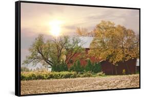 My Red Barn-Kelly Poynter-Framed Stretched Canvas