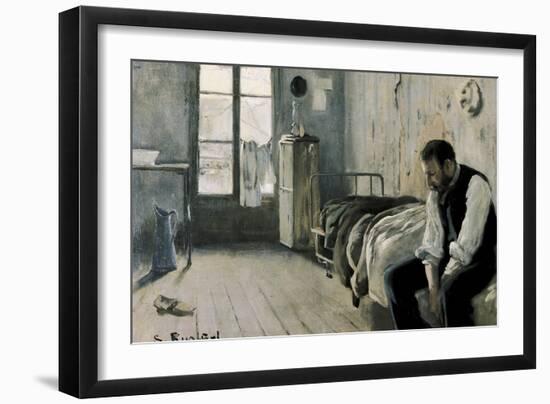 My Room in Paris-Santiago Rusinol-Framed Art Print