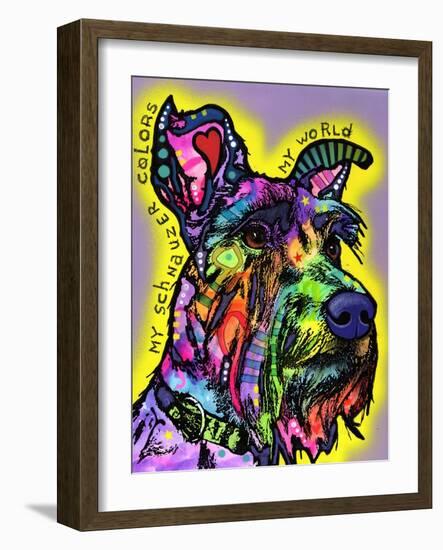 My Schnauzer-Dean Russo-Framed Giclee Print