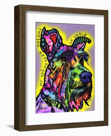 My Schnauzer-Dean Russo-Framed Giclee Print