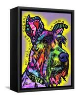 My Schnauzer-Dean Russo-Framed Stretched Canvas