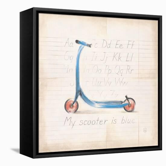 My Scooter-Lauren Hamilton-Framed Stretched Canvas