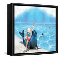 My Seal Friend-Nancy Tillman-Framed Stretched Canvas