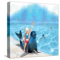 My Seal Friend-Nancy Tillman-Stretched Canvas