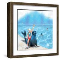 My Seal Friend-Nancy Tillman-Framed Art Print