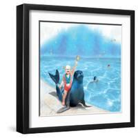 My Seal Friend-Nancy Tillman-Framed Art Print