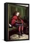 My Second Sermon-John Everett Millais-Framed Stretched Canvas