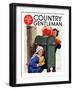 "My Secret Valentine," Country Gentleman Cover, February 1, 1938-Henry Hintermeister-Framed Giclee Print