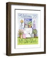 My She Shed-Kathleen Parr McKenna-Framed Art Print