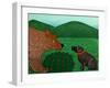 My Stomach Likes To Growl-Stephen Huneck-Framed Giclee Print