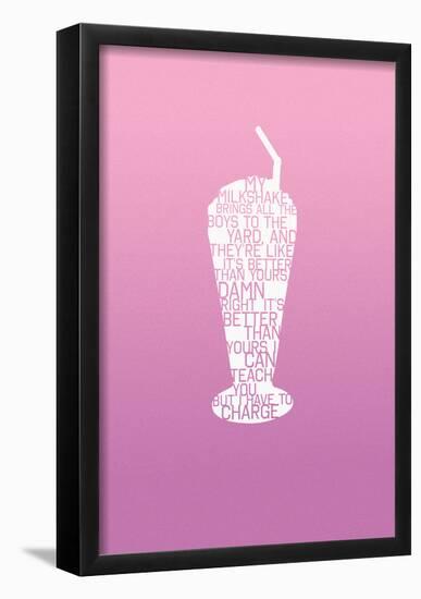 My Strawberry Milkshake-null-Framed Poster