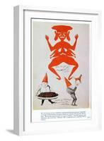 My, the Glowing Red One!-Hans Christian Andersen-Framed Giclee Print