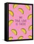 My True Love Is Tacos-null-Framed Stretched Canvas