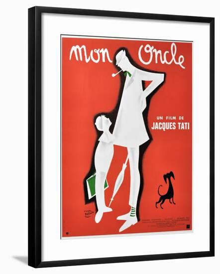 My Uncle, 1958, "Mon Oncle" Directed by Jacques Tati-null-Framed Giclee Print