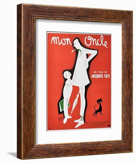 My Uncle, 1958, "Mon Oncle" Directed by Jacques Tati-null-Framed Giclee Print