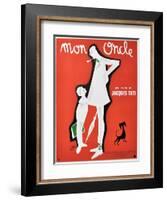 My Uncle, 1958, "Mon Oncle" Directed by Jacques Tati-null-Framed Giclee Print