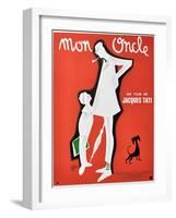 My Uncle, 1958, "Mon Oncle" Directed by Jacques Tati-null-Framed Giclee Print