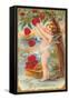 My Valentine, Cupid Picking Hearts-null-Framed Stretched Canvas