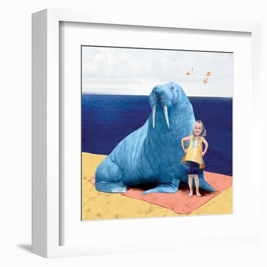 My Walrus Friend-Nancy Tillman-Framed Art Print