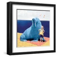 My Walrus Friend-Nancy Tillman-Framed Art Print