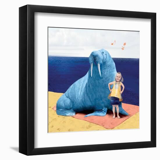 My Walrus Friend-Nancy Tillman-Framed Art Print