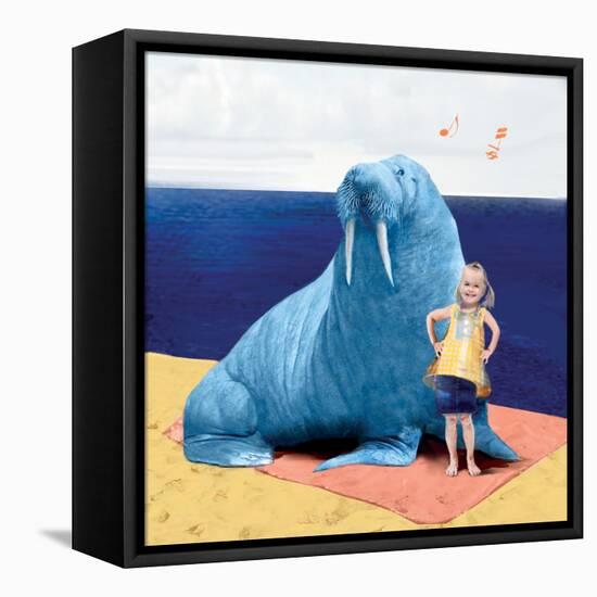 My Walrus Friend-Nancy Tillman-Framed Stretched Canvas