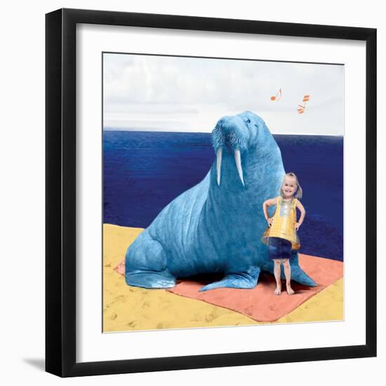 My Walrus Friend-Nancy Tillman-Framed Art Print