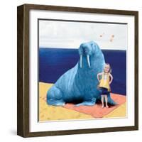 My Walrus Friend-Nancy Tillman-Framed Art Print