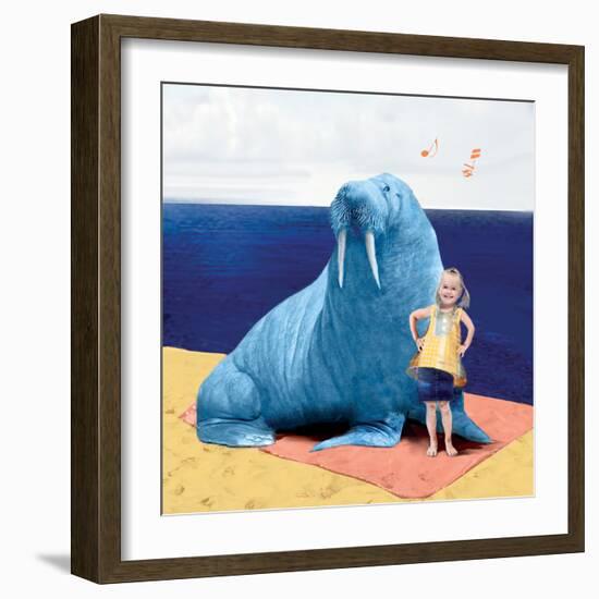 My Walrus Friend-Nancy Tillman-Framed Art Print