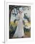 My Wife, Emeline, in a Garden-Edmund Charles Tarbell-Framed Giclee Print