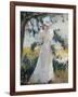 My Wife, Emeline, in a Garden-Edmund Charles Tarbell-Framed Giclee Print