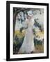 My Wife, Emeline, in a Garden-Edmund Charles Tarbell-Framed Giclee Print