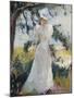 My Wife, Emeline, in a Garden-Edmund Charles Tarbell-Mounted Giclee Print