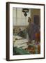 My Wife (Karin in the Studio]-Carl Larsson-Framed Giclee Print