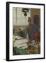 My Wife (Karin in the Studio]-Carl Larsson-Framed Giclee Print