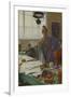 My Wife (Karin in the Studio]-Carl Larsson-Framed Giclee Print