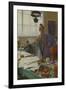 My Wife (Karin in the Studio]-Carl Larsson-Framed Giclee Print