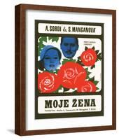 My Wife-Moje Zena-null-Framed Art Print