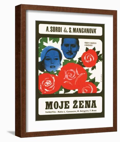 My Wife-Moje Zena-null-Framed Art Print