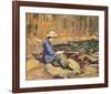 My Wife, Sackville River-Arthur Lismer-Framed Premium Giclee Print