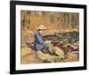 My Wife, Sackville River-Arthur Lismer-Framed Premium Giclee Print