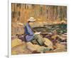 My Wife, Sackville River-Arthur Lismer-Framed Premium Giclee Print