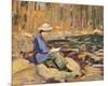 My Wife, Sackville River-Arthur Lismer-Mounted Premium Giclee Print