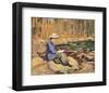 My Wife, Sackville River-Arthur Lismer-Framed Premium Giclee Print