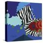 My Zebra Dinner Set-Cindy Wider-Stretched Canvas