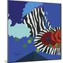 My Zebra Dinner Set-Cindy Wider-Mounted Giclee Print