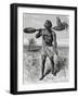 Myamuezi, Native from Unyamuezy, Engraving from Journal of Discovery of the Sources of Nile-John Hanning Speke-Framed Giclee Print