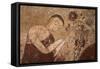 Myanmar, Bagan. Ancient Artwork in a Buddhist Temple-Jaynes Gallery-Framed Stretched Canvas